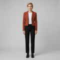 Women's Structured Cropped Blazer
