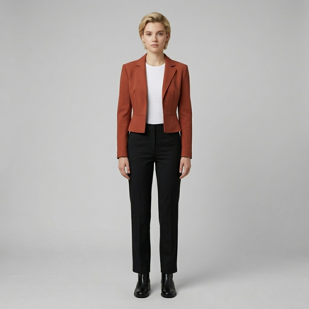 Women's Structured Cropped Blazer
