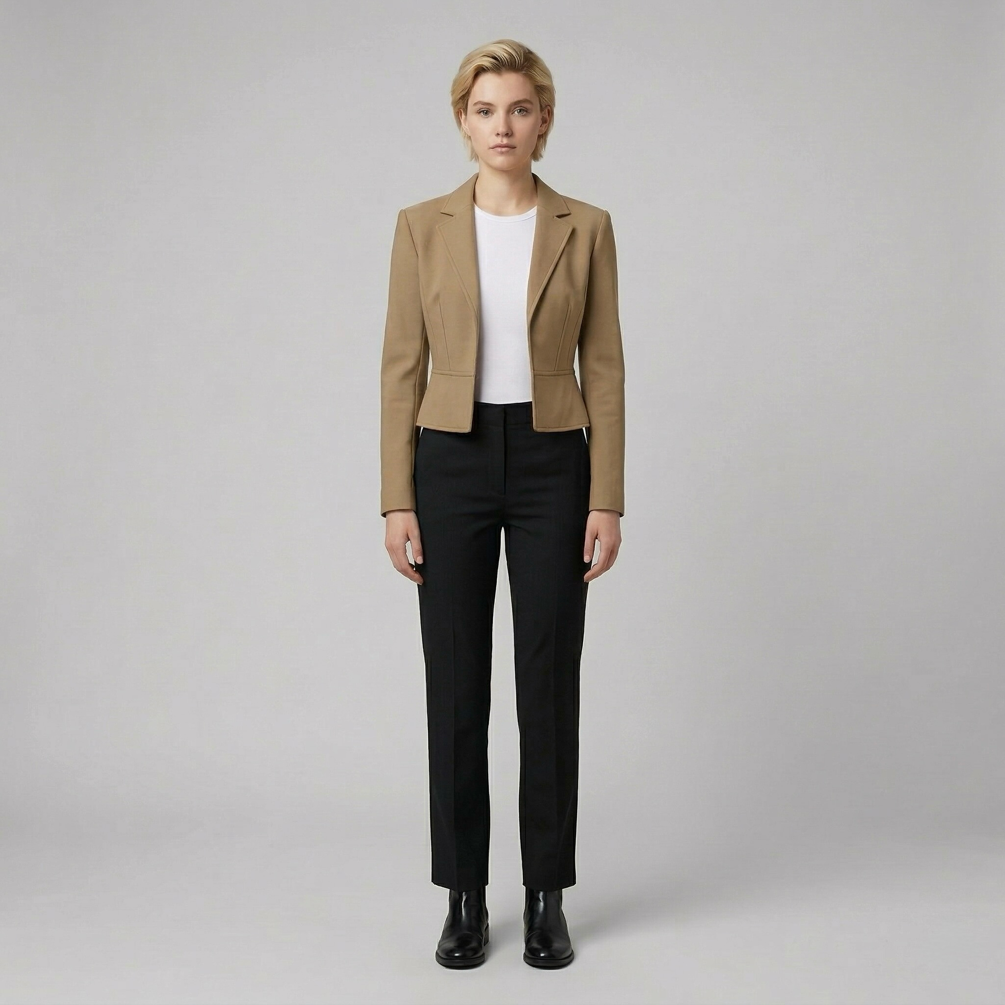Women's Structured Cropped Blazer