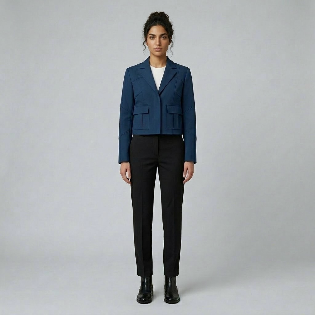 Women's Utility Cropped Blazer