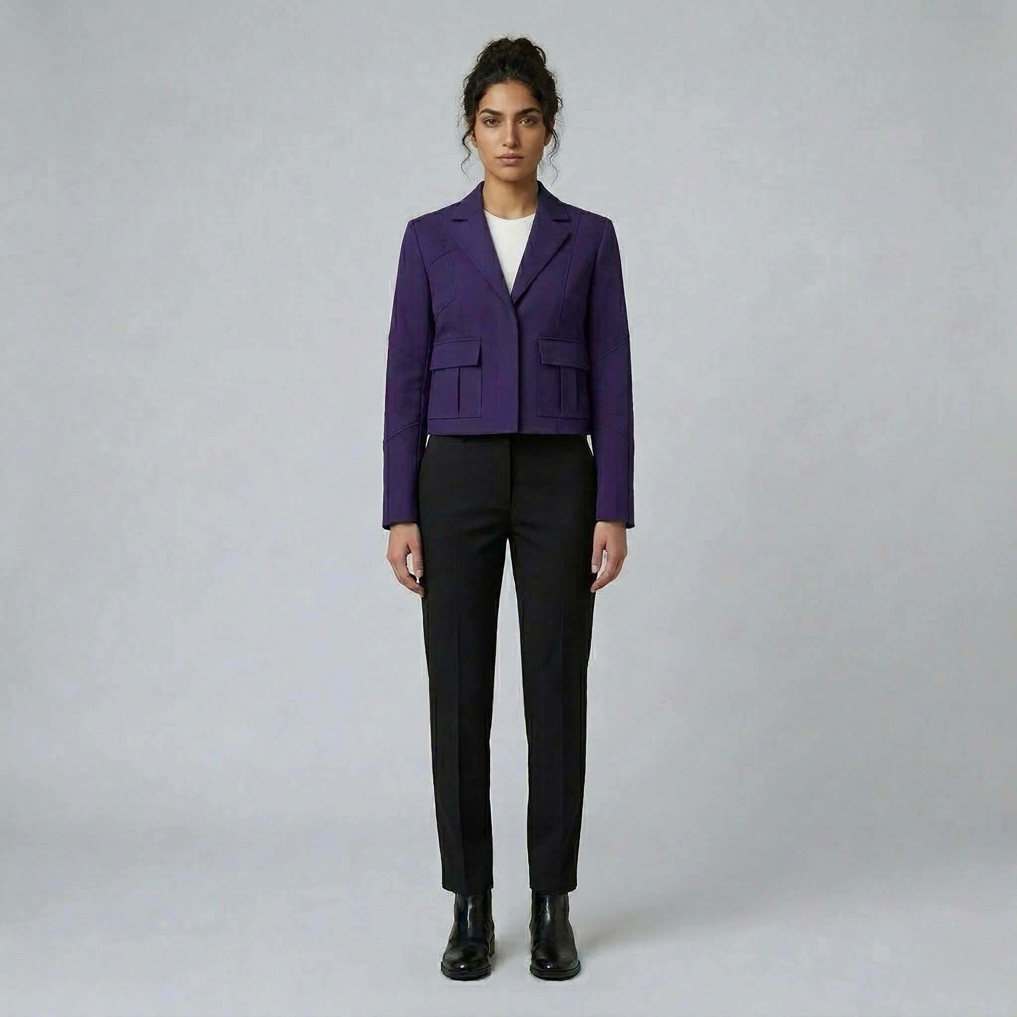 Women's Utility Cropped Blazer