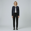 Women's Cropped Button Jacket