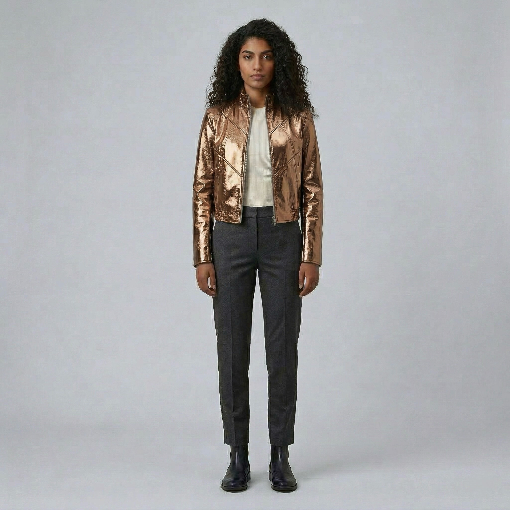 Women's Metallic Statement Jacket
