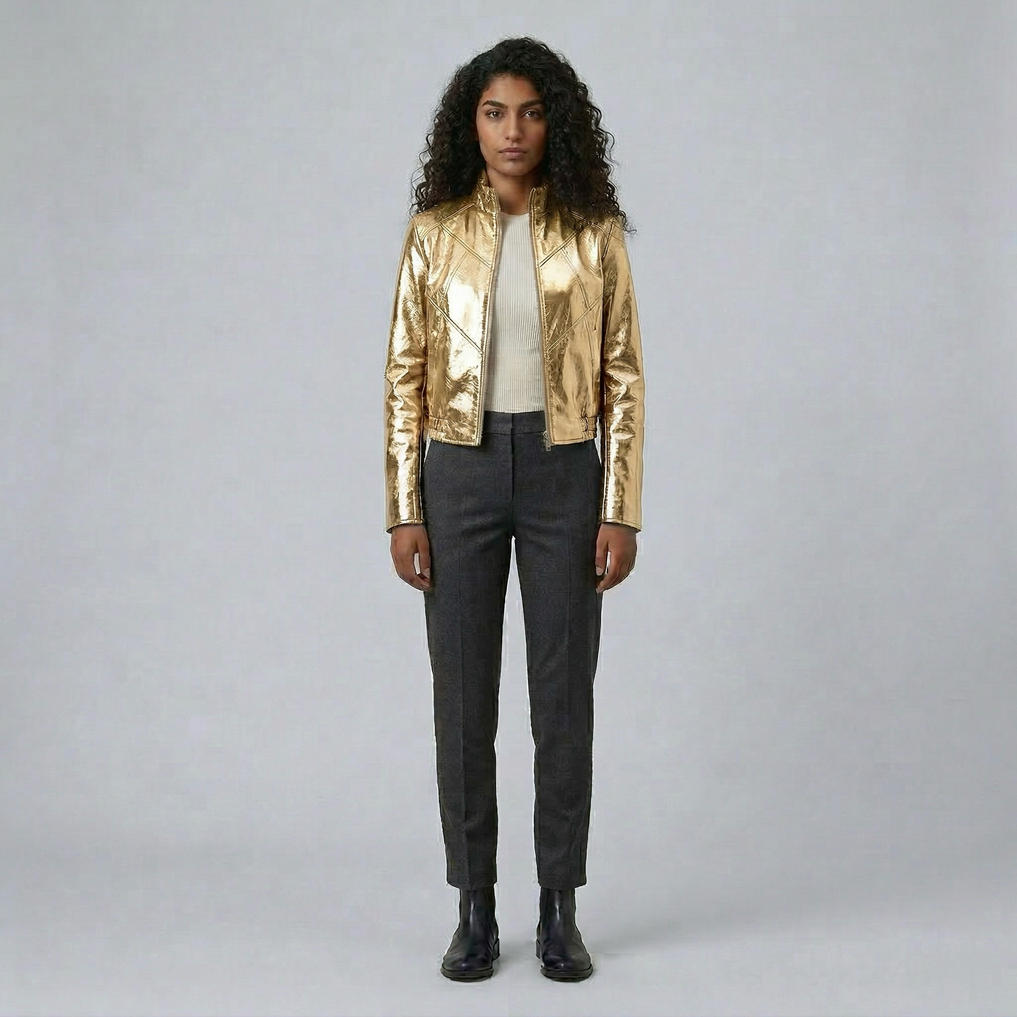 Women's Metallic Statement Jacket
