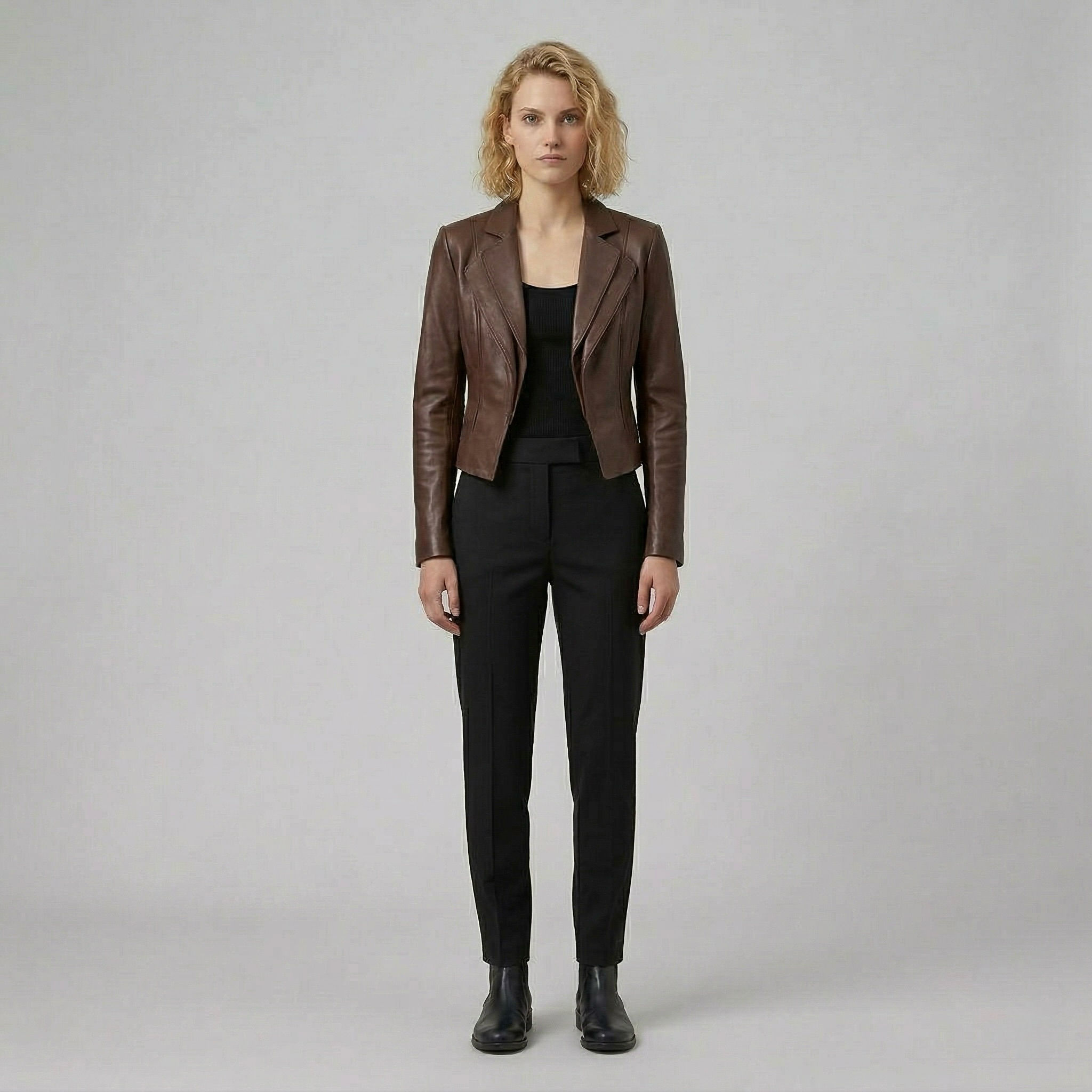 Women's Tailored Cropped Blazer