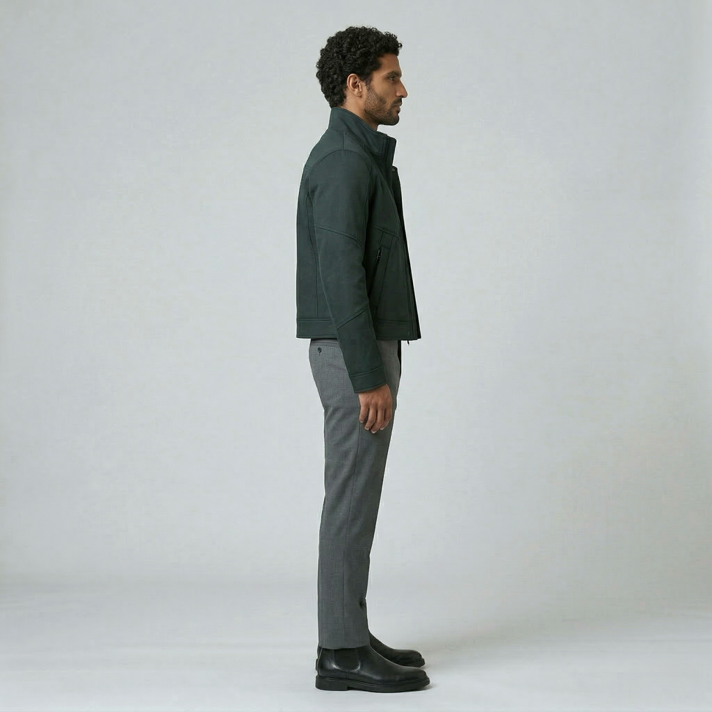 Men's Paneled Zip Jacket
