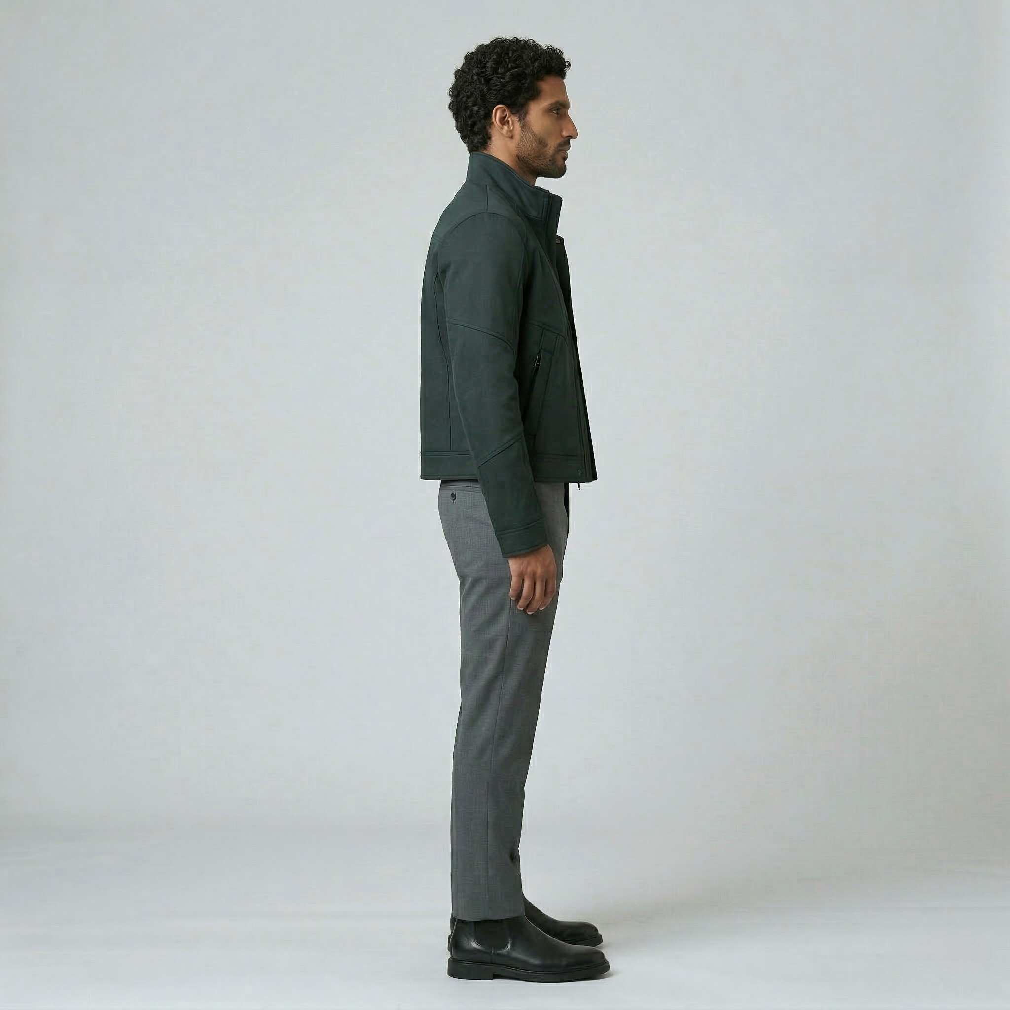 Men's Paneled Zip Jacket