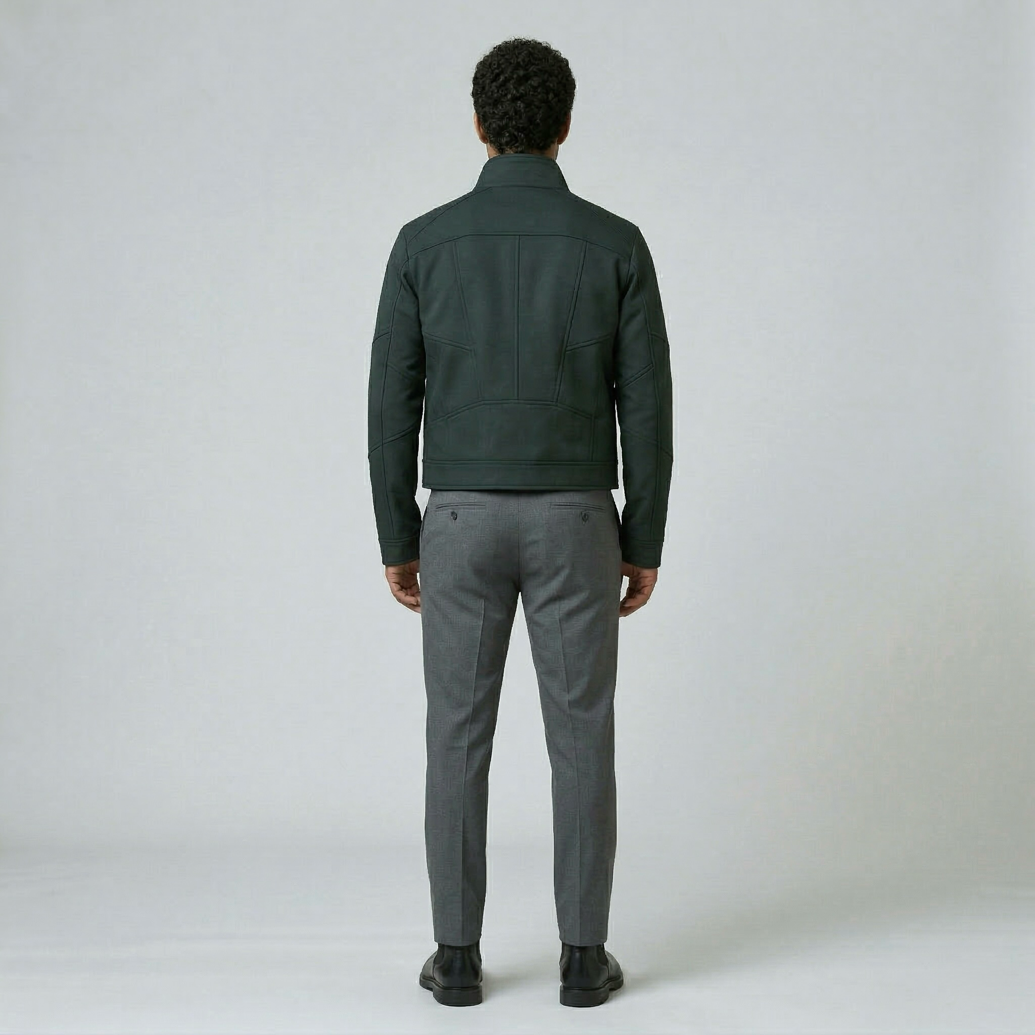 Men's Paneled Zip Jacket