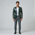 Men's Glossy Statement Blazer