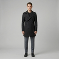 Men's Asymmetric Overcoat
