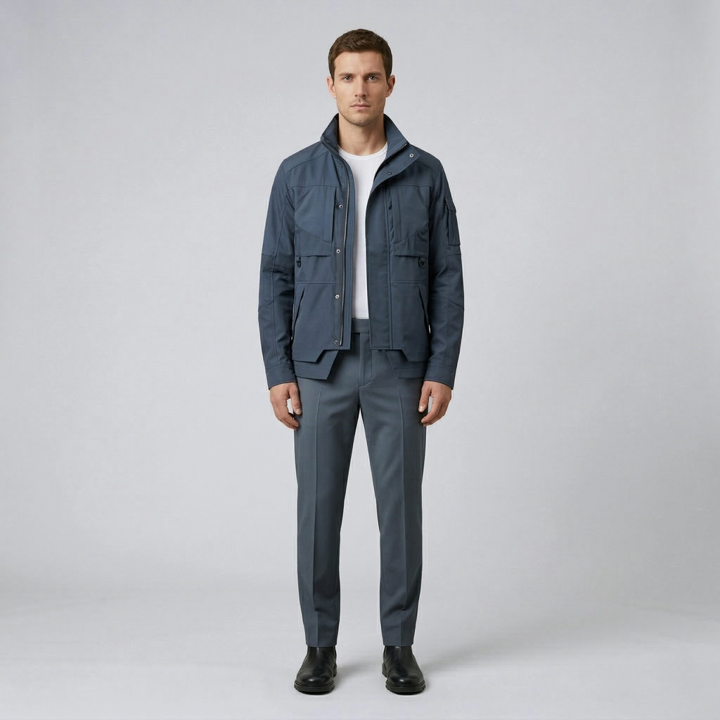 Men's Zip-Up Field Jacket