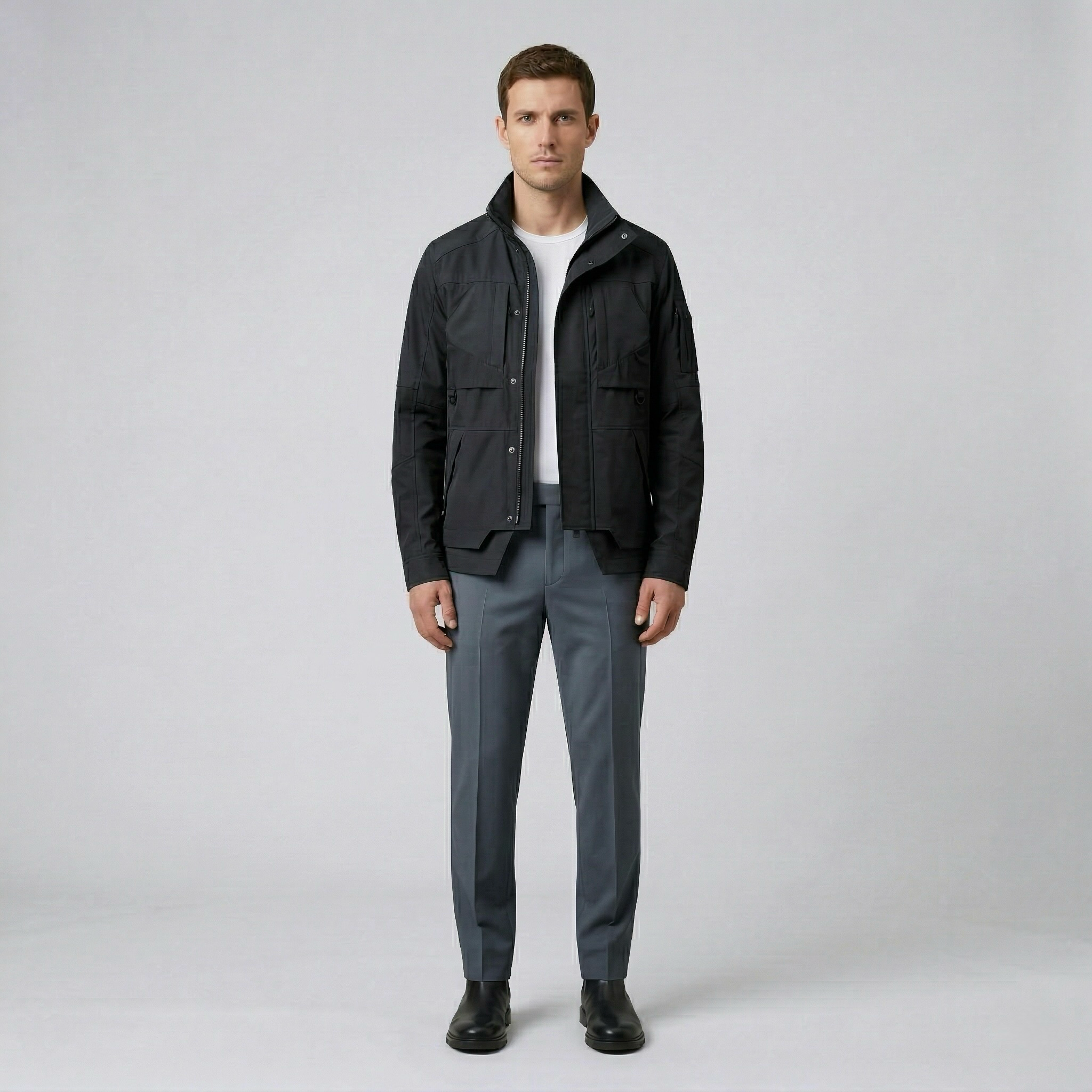 Men's Zip-Up Field Jacket
